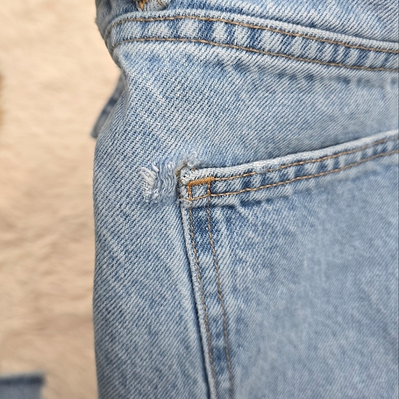 Zara Light Blue Straight Leg Jeans - Picture 13 of 13